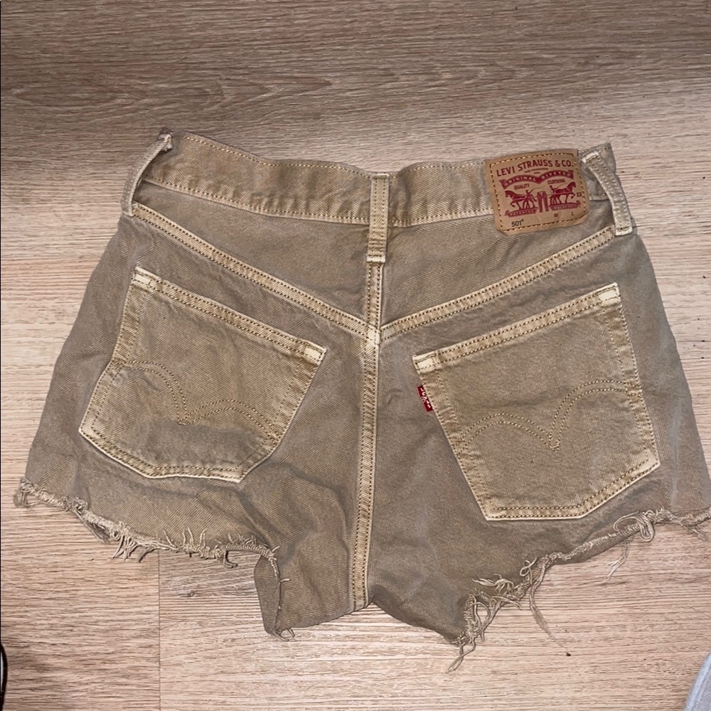 Levi's Women's Tan Jean Shorts